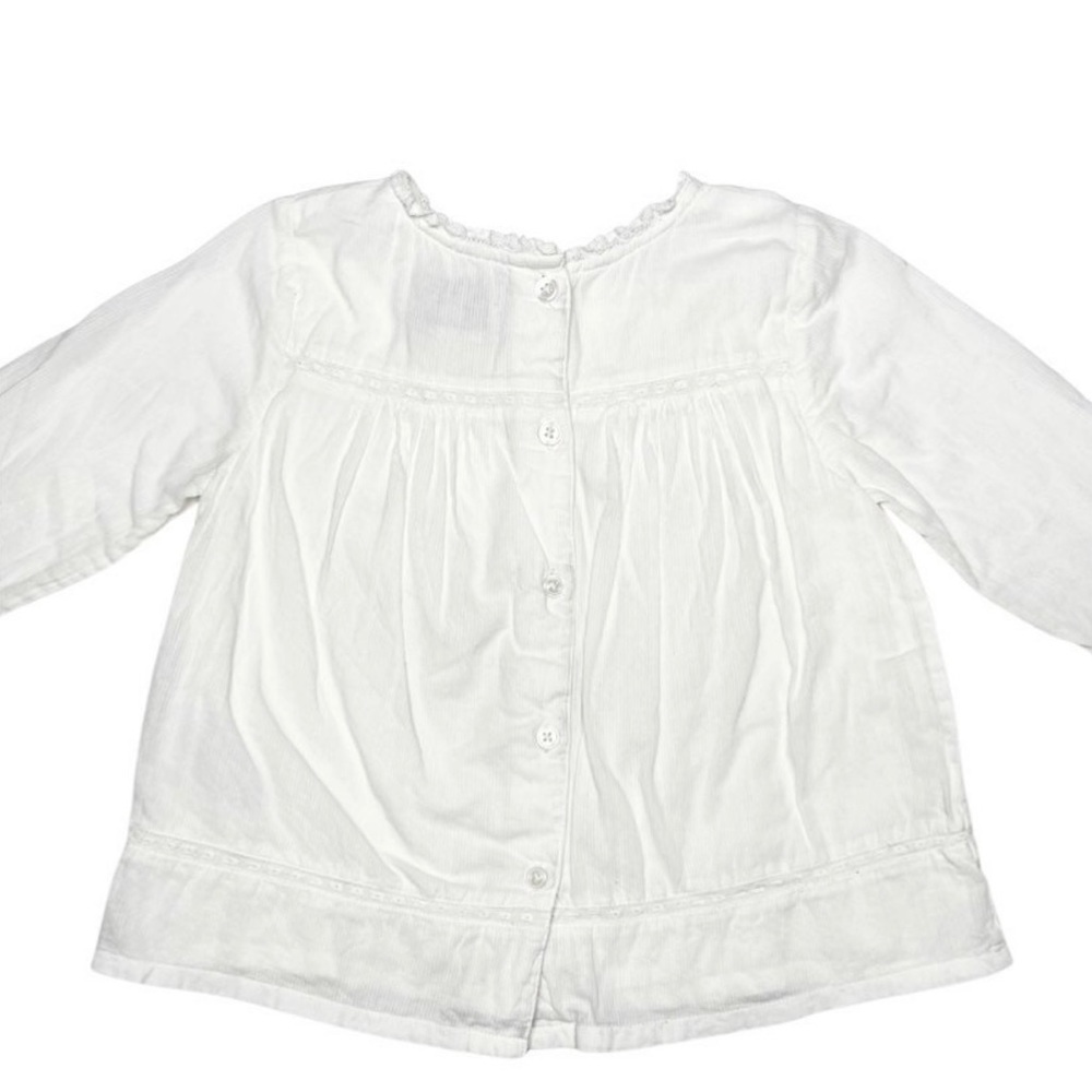 Mini Boden Button Back Top - Picture 2 of 4